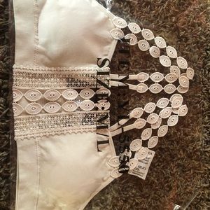 Please read color description ivory Boho bralette